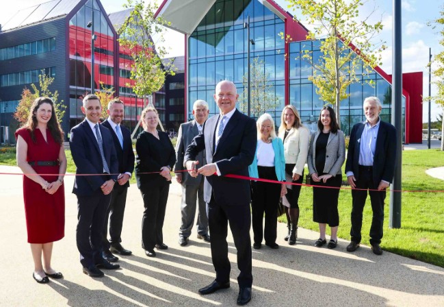 The official opening of a new building at Oxford North