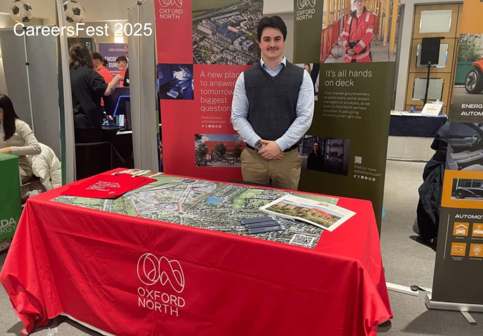 The Oxford North stand at CareersFest 2025