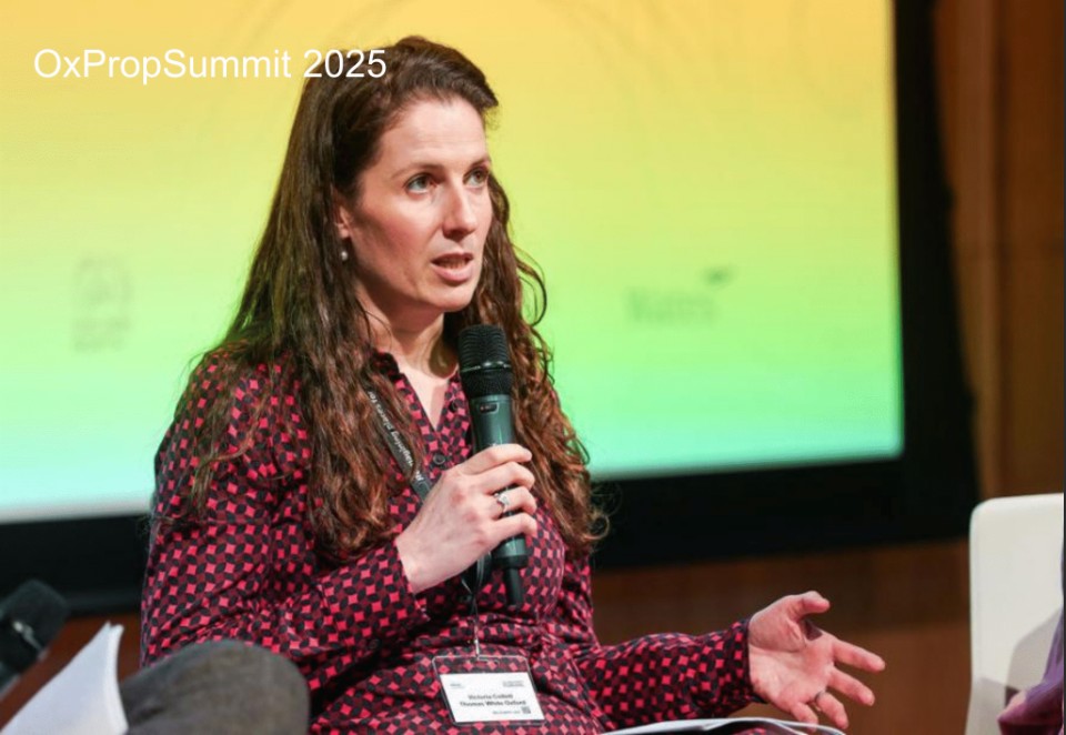 Speaking at the Oxford Property Summit 2025
