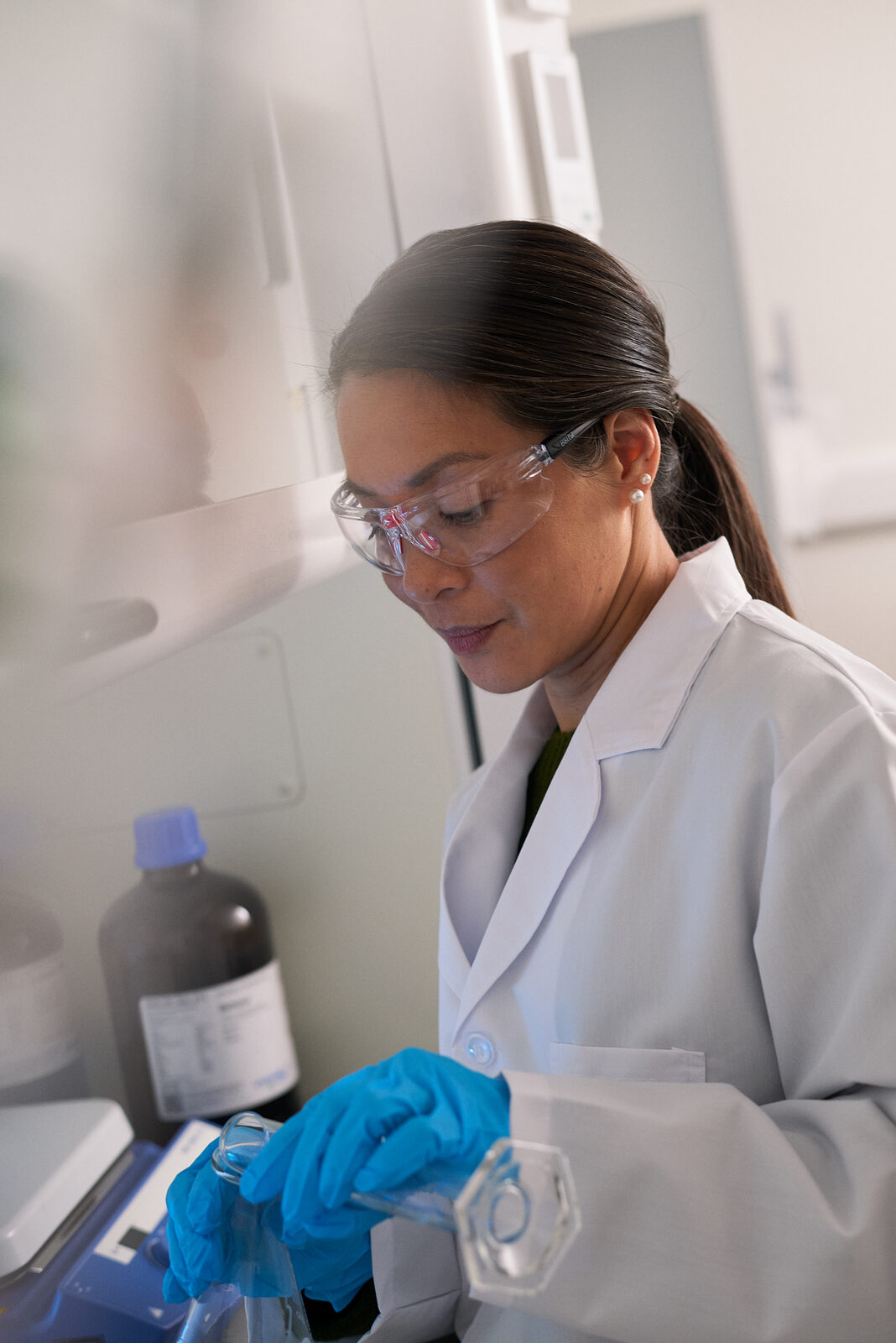 Preparing samples in an Oxford North laboratory